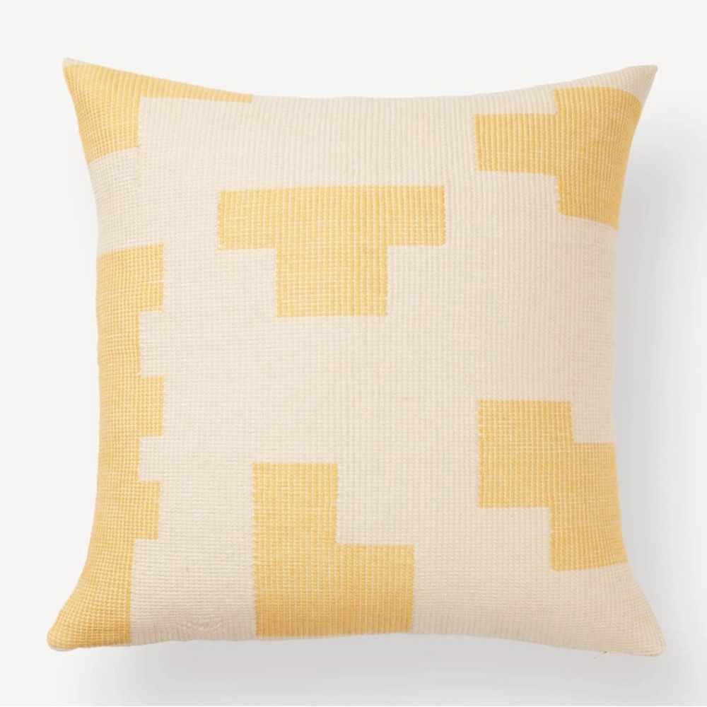 Minna Puzzle Pillow Lemon